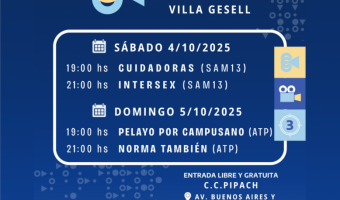Villa Gesell: Un Escenario de Pelcula El Festival Internacional de Cine de la Provincia de Buenos Aires (FICPBA 2025) desembarca en Villa Gesell con proyecciones gratuitas!